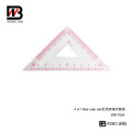 Office Stationery 4 in 1 Red Stationery Ruler Set for Promotional Gift